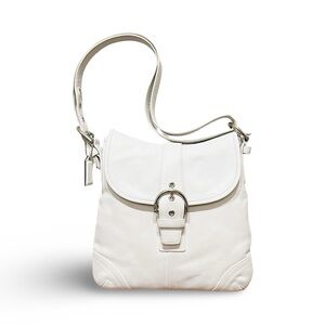 Coach White Shoulder Bag